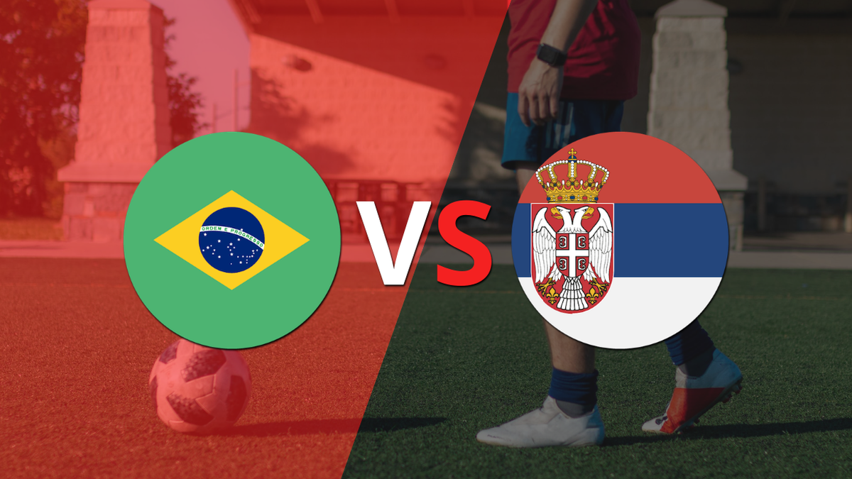 Mundial 2022: Victoria 2-0 de Brasil ante Serbia