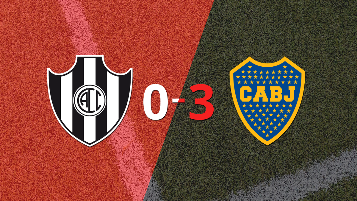 Boca Juniors no tuvo piedad y goleó 3 a 0 en su visita a Central Córdoba (SE)