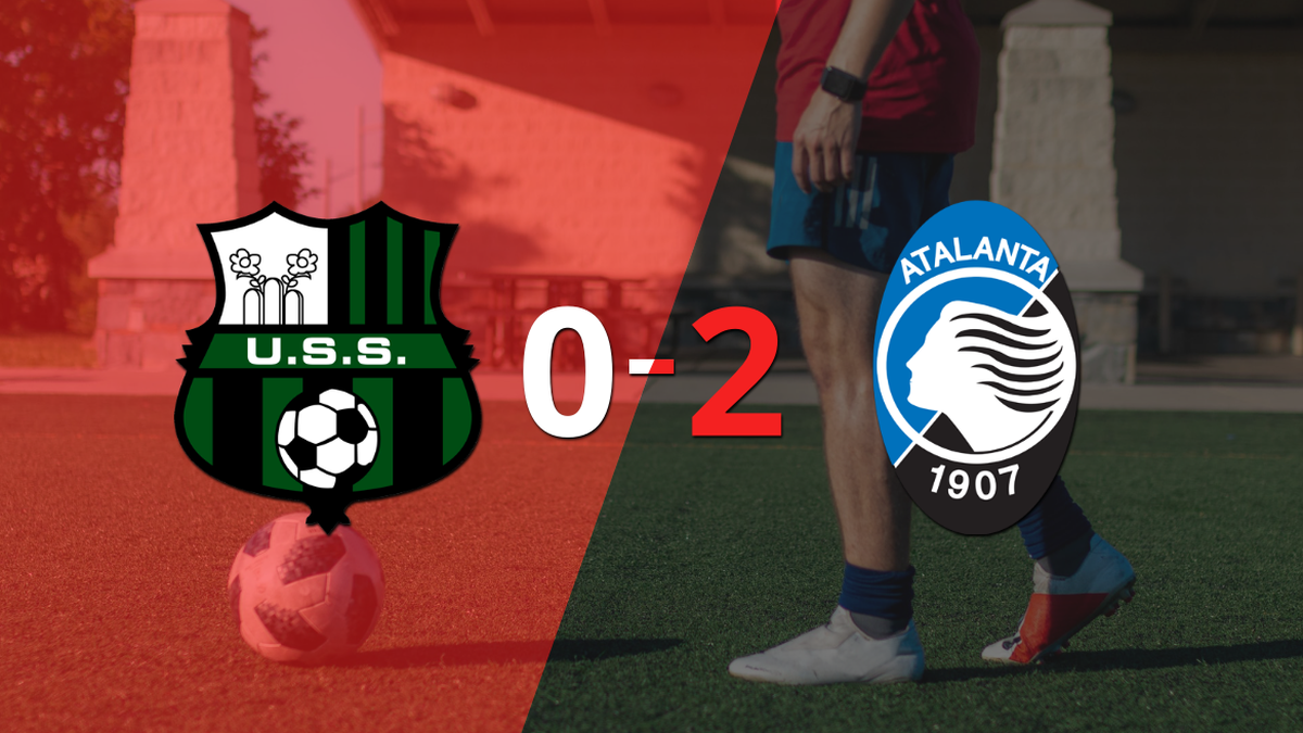 Atalanta fue superior y venció por dos goles a Sassuolo en el estadio Mapei Stdm. Cittá del Tricolore