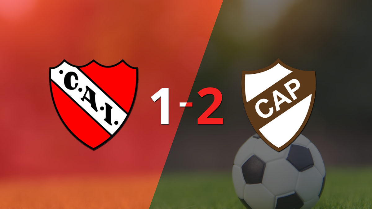 Independiente cayó 2-1 en casa frente a Platense