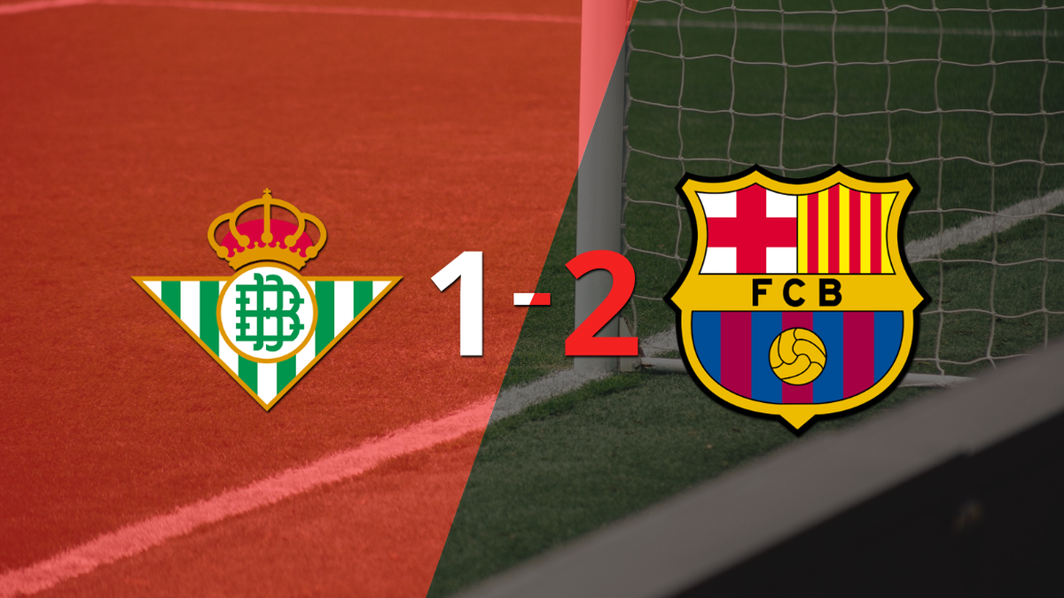 Barcelona ganó por 2-1 en su visita a Betis