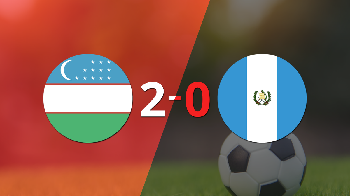 Con doblete de Shakhzod Nematjonov, Uzbekistán derrotó a Guatemala