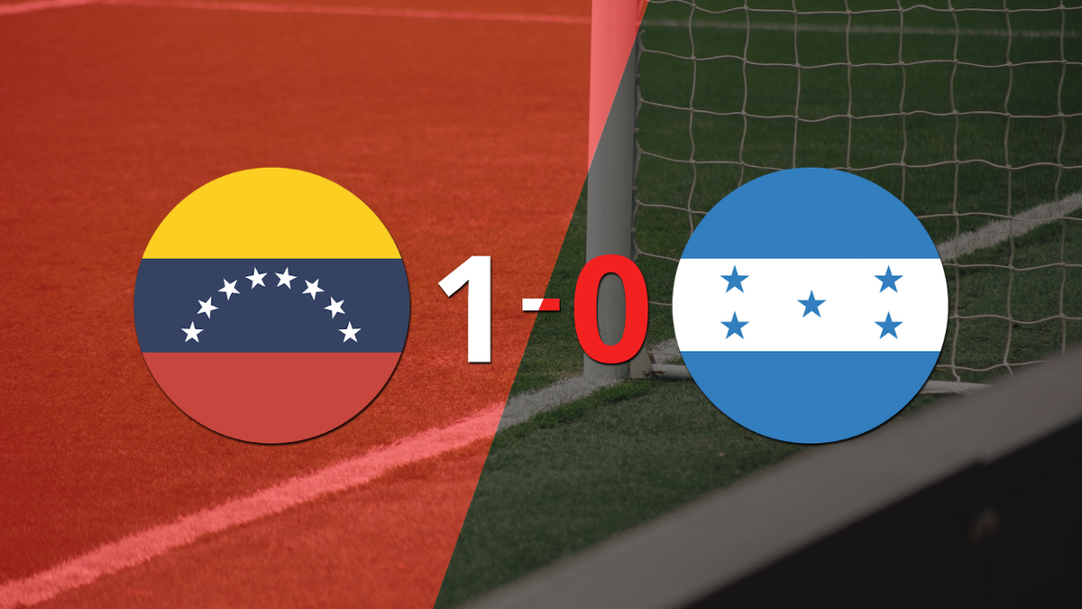 Con un solo tanto, Venezuela derrotó a Honduras en el estadio Audi Field