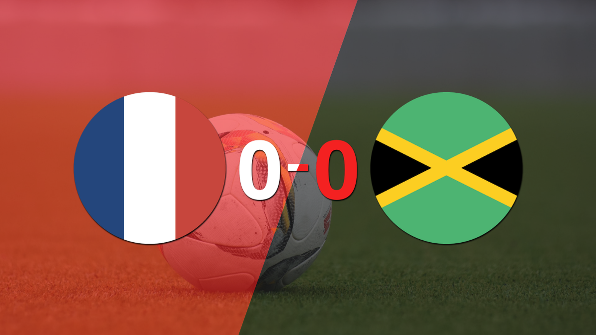 Francia y Jamaica igualaron sin goles en el marcador