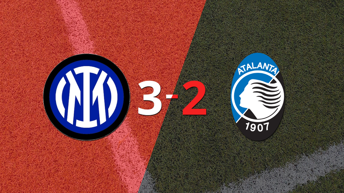 Triunfo 3-2 de Inter frente a Atalanta