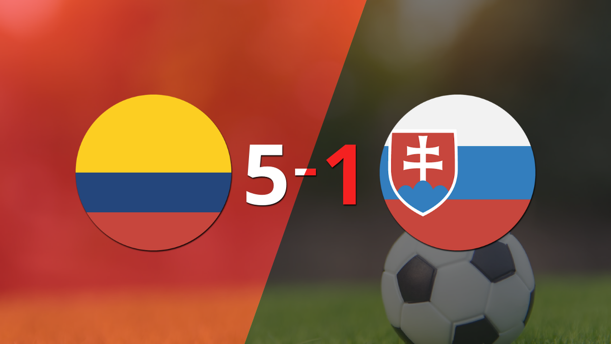 Colombia ganó ante Eslovaquia y clasifica a Cuartos de Final