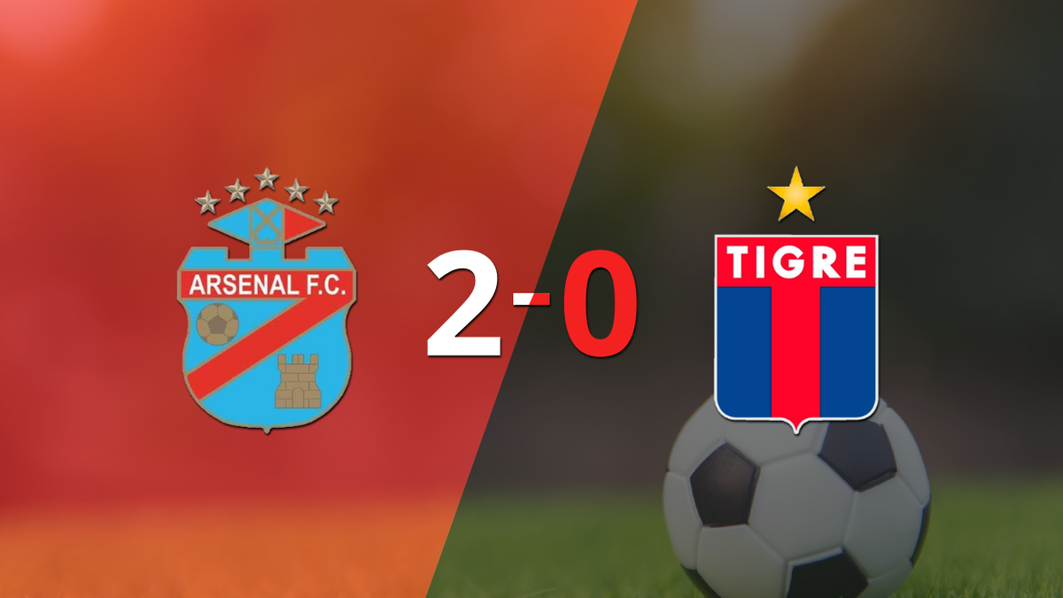 Arsenal marcó dos veces en la victoria ante Tigre en el Viaducto