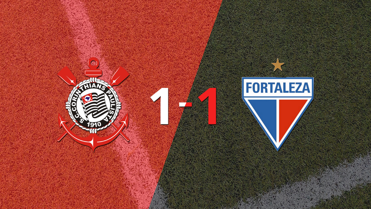 Corinthians no pasó del empate en la ida ante Fortaleza