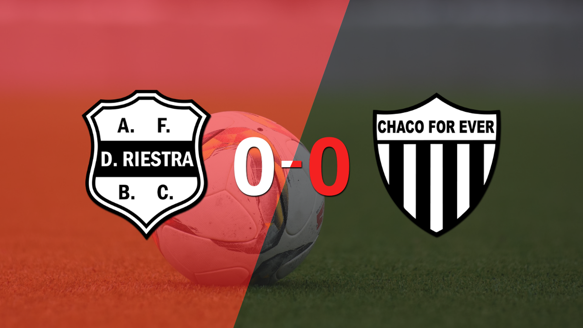 Riestra y Chaco For Ever igualaron sin goles en el marcador