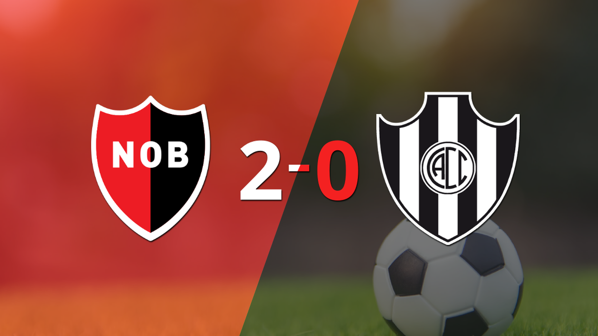 Newell`s marcó dos veces en la victoria ante Central Córdoba (SE) en el Coloso del Parque