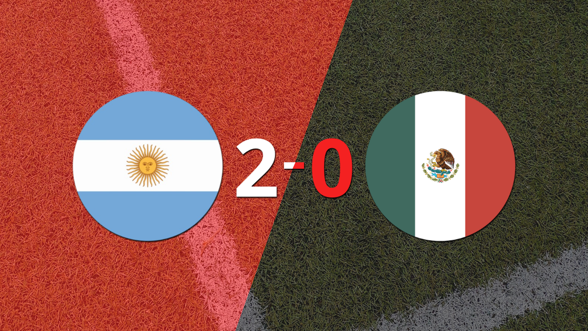 Mundial 2022: México no pudo con Argentina y perdió 2 a 0