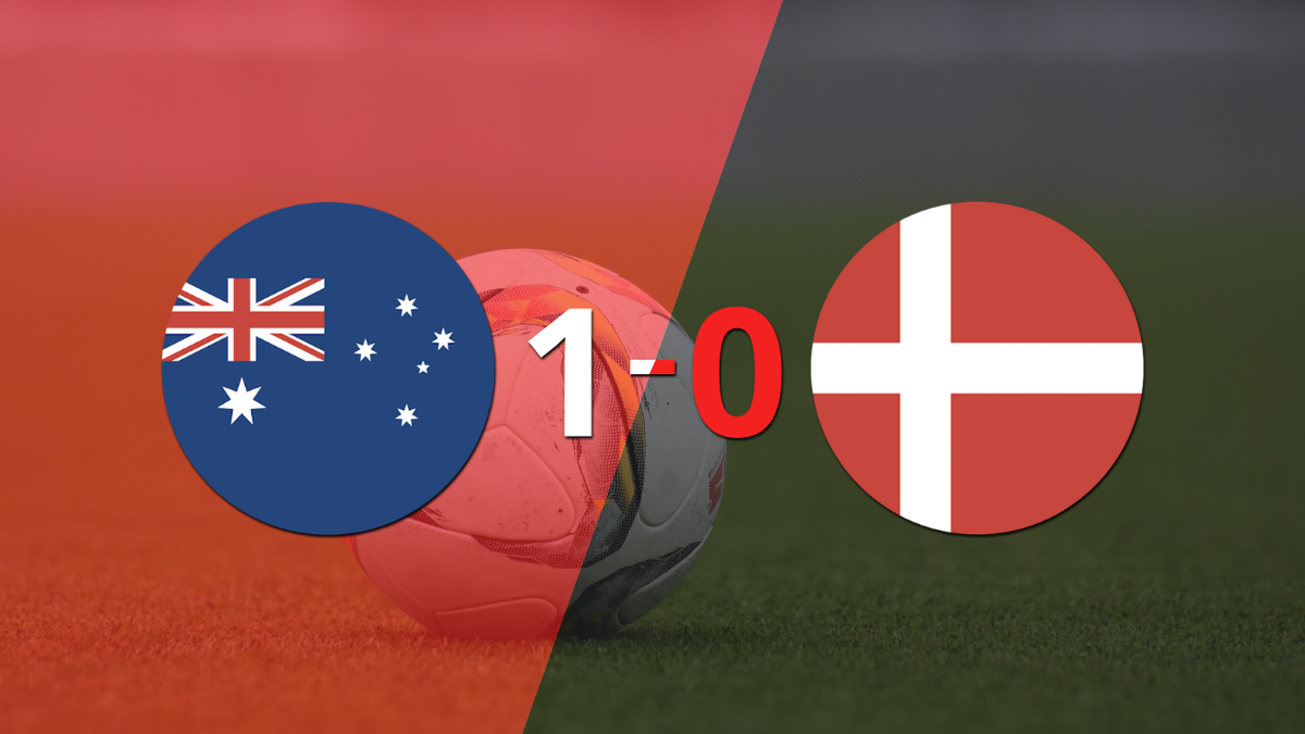 Mundial 2022: Dinamarca fue vencido 1 a 0 por Australia