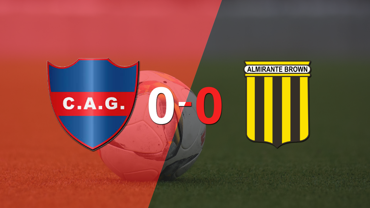 Güemes (SE) y Almirante Brown igualaron sin goles en el marcador