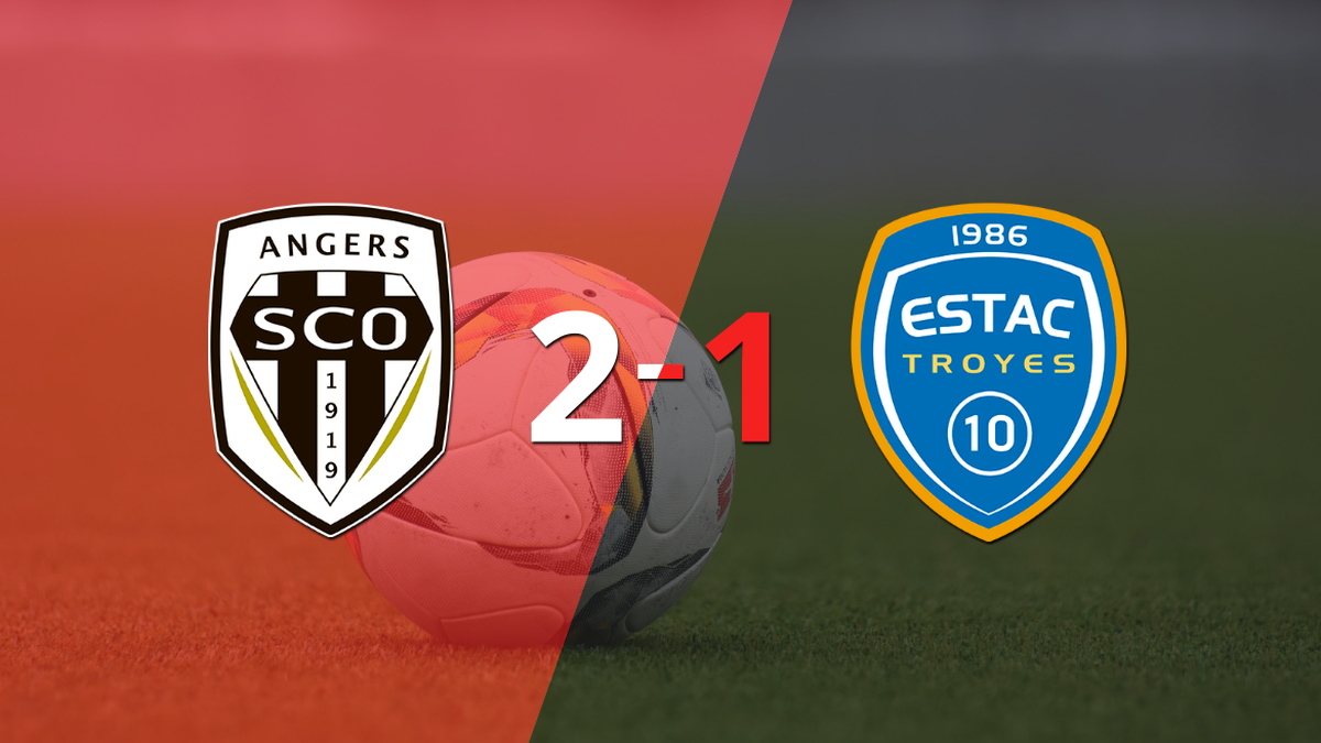 Angers consiguió una victoria en casa por 2 a 1 ante Troyes