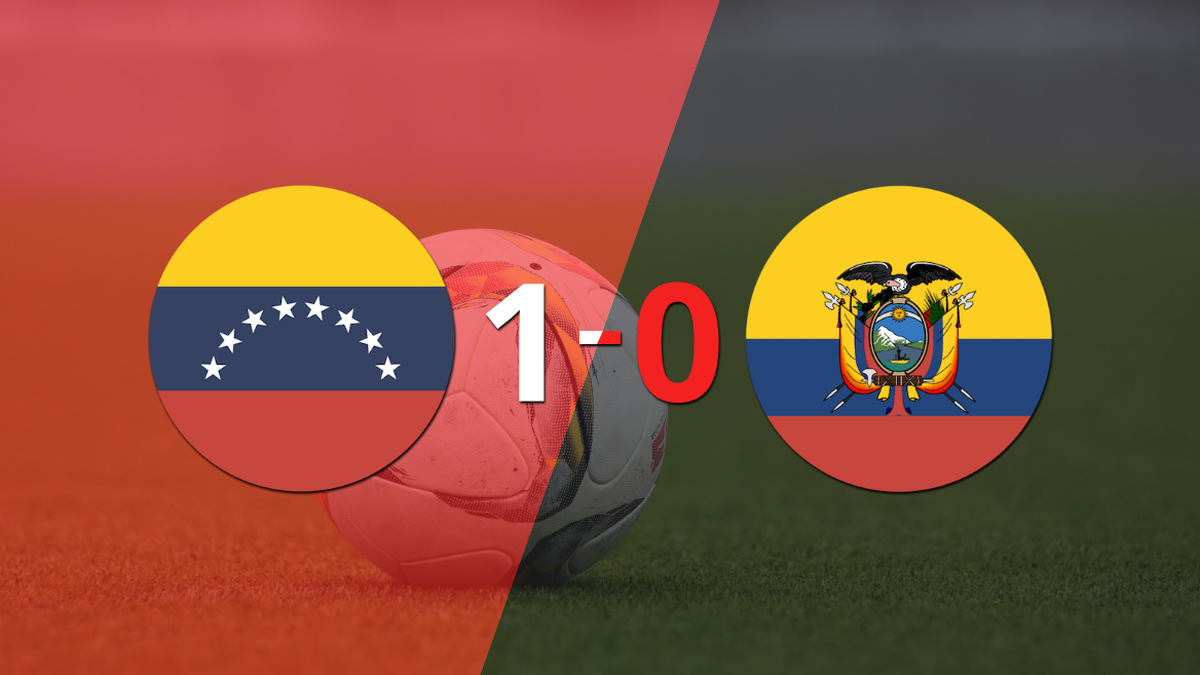 Con lo justo, Venezuela venció a Ecuador 1 a 0 en Palmaseca