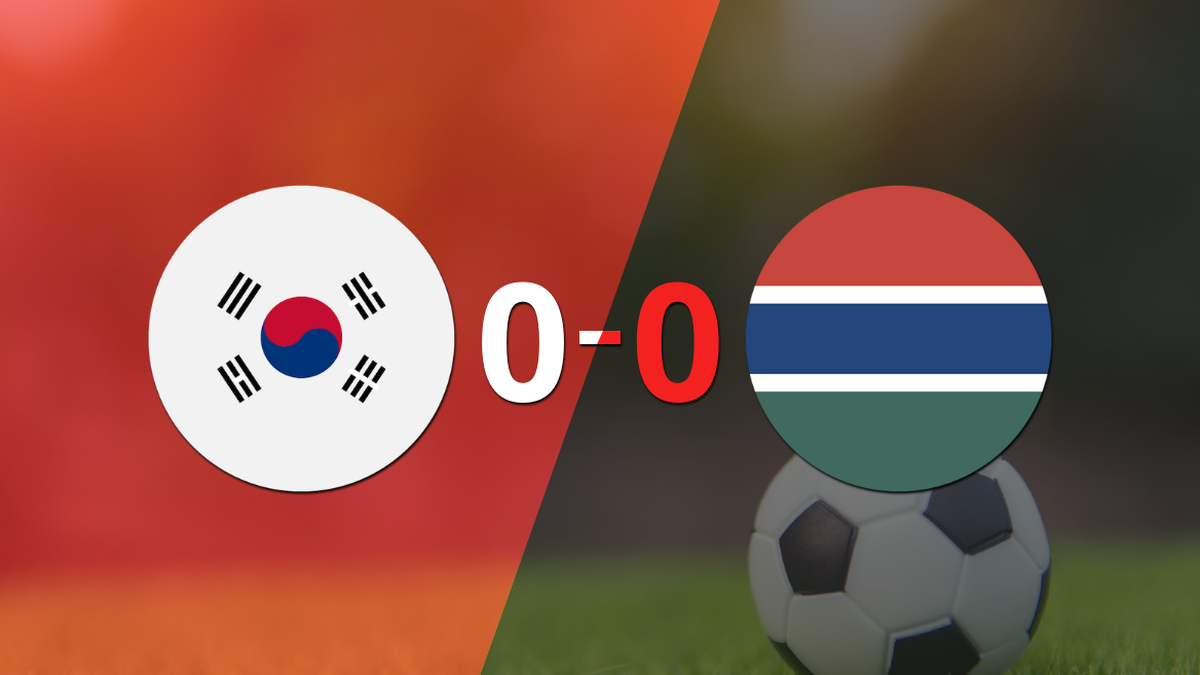 Rep. de Corea y Gambia empataron sin goles