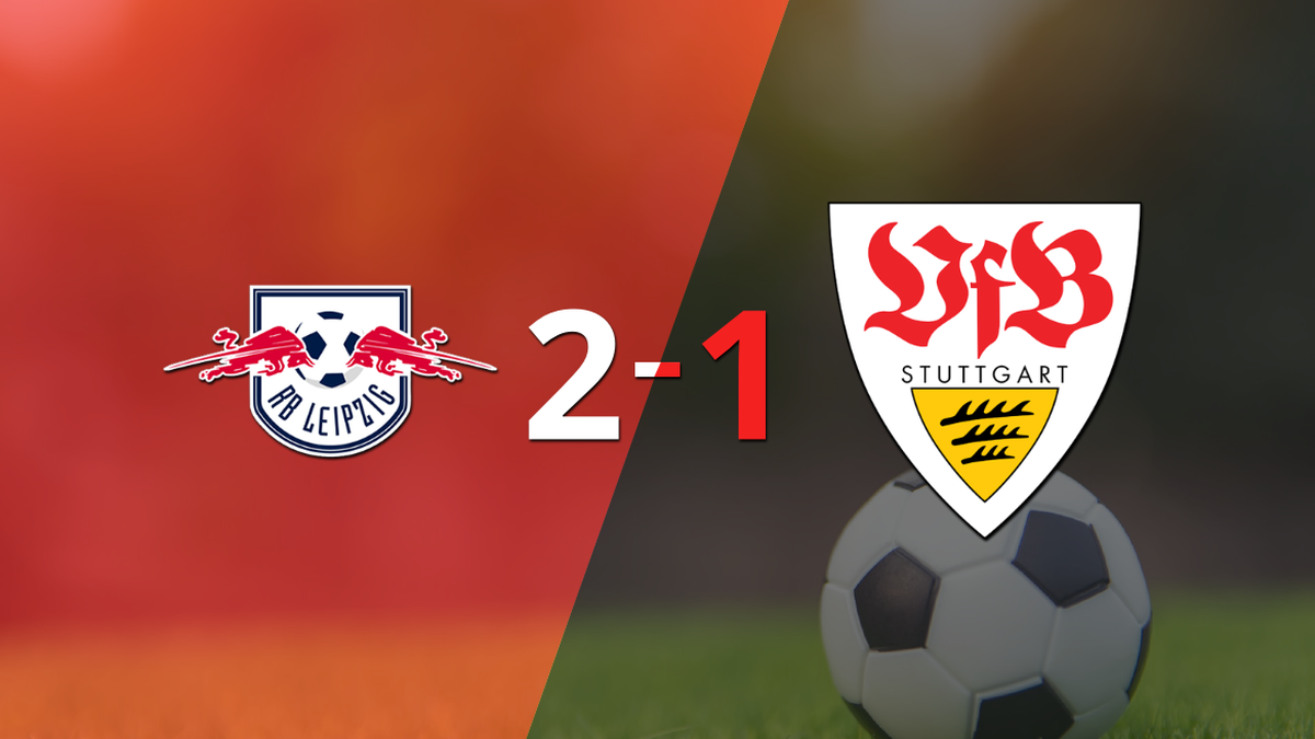 Con doblete de Dominik Szoboszlai, RB Leipzig derrotó a Stuttgart