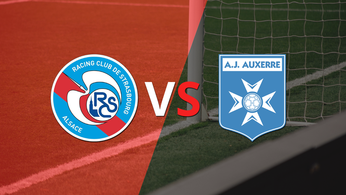 RC Strasbourg derrotó 2-0 en casa a Auxerre