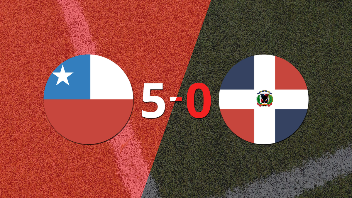 Chile aplastó a Rep. Dominicana con hat-trick de Ben Brereton