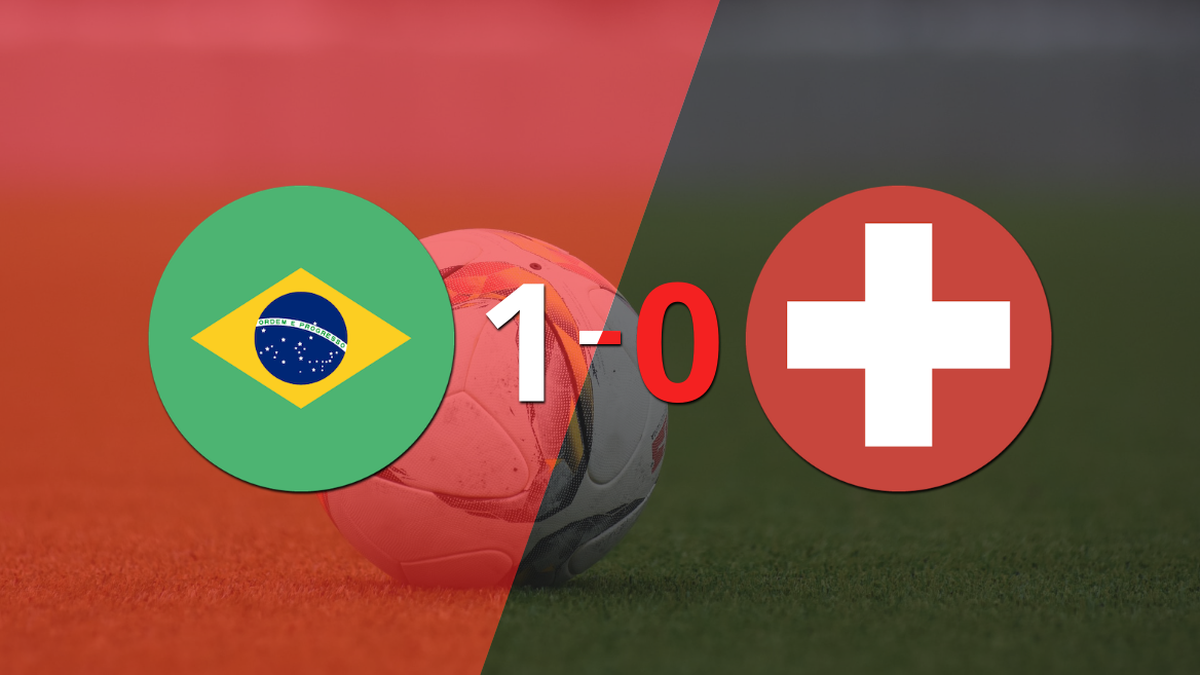 Mundial 2022: Suiza fue vencido 1 a 0 por Brasil