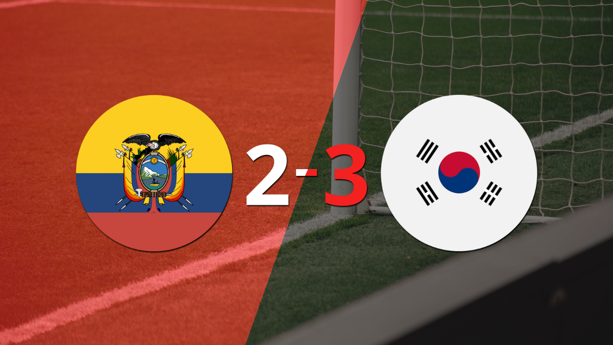Rep. de Corea se impuso ante Ecuador y clasifica a Cuartos de Final