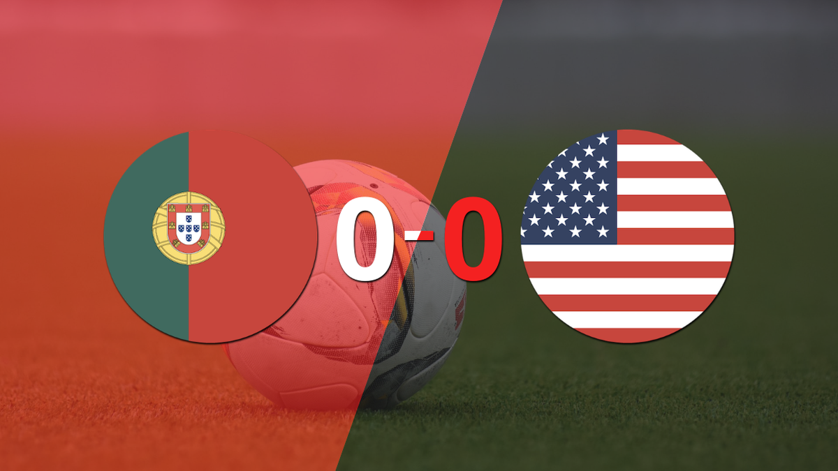 Portugal y Estados Unidos igualaron sin goles en el marcador