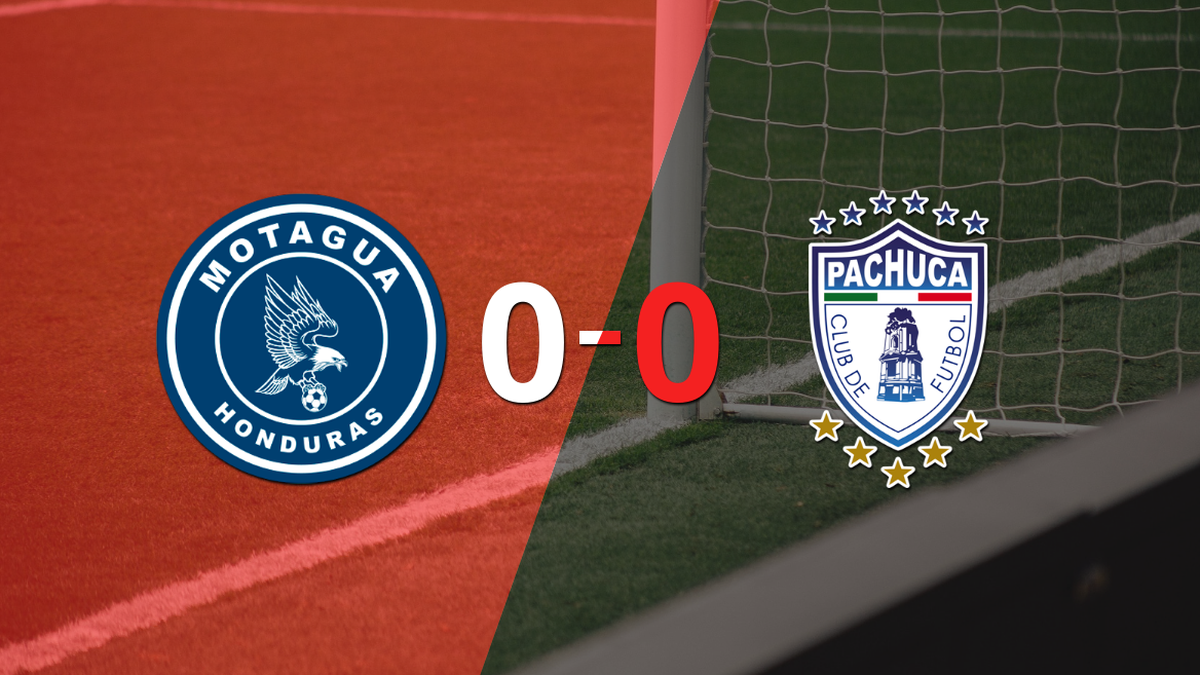 Pachuca empata con Motagua y la instancia se define a la vuelta