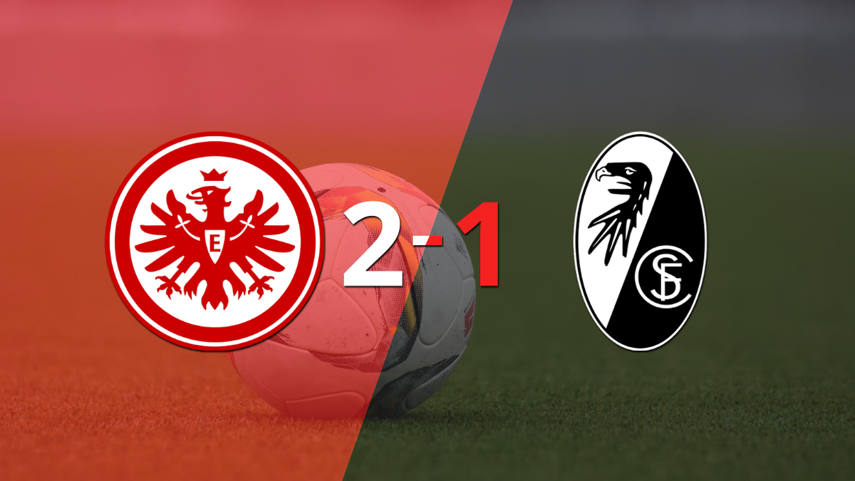 Friburgo no pudo en su visita a Eintracht Frankfurt y perdió 2 a 1