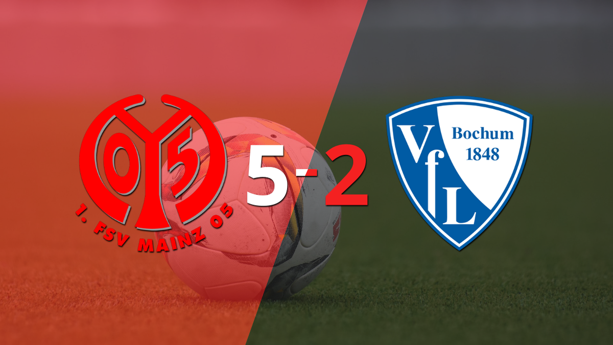 Mainz goleó 5-2 a Bochum con triplete de Karim Onisiwo