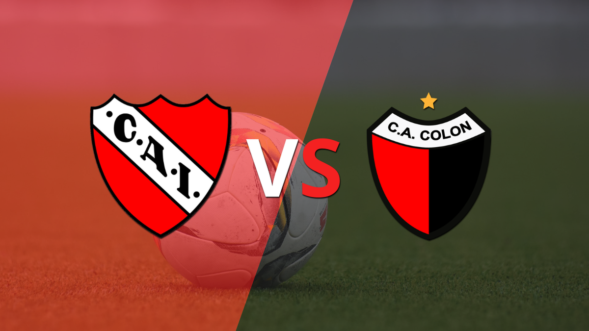 Independiente y Colón igualaron por 2 en un vibrante partido