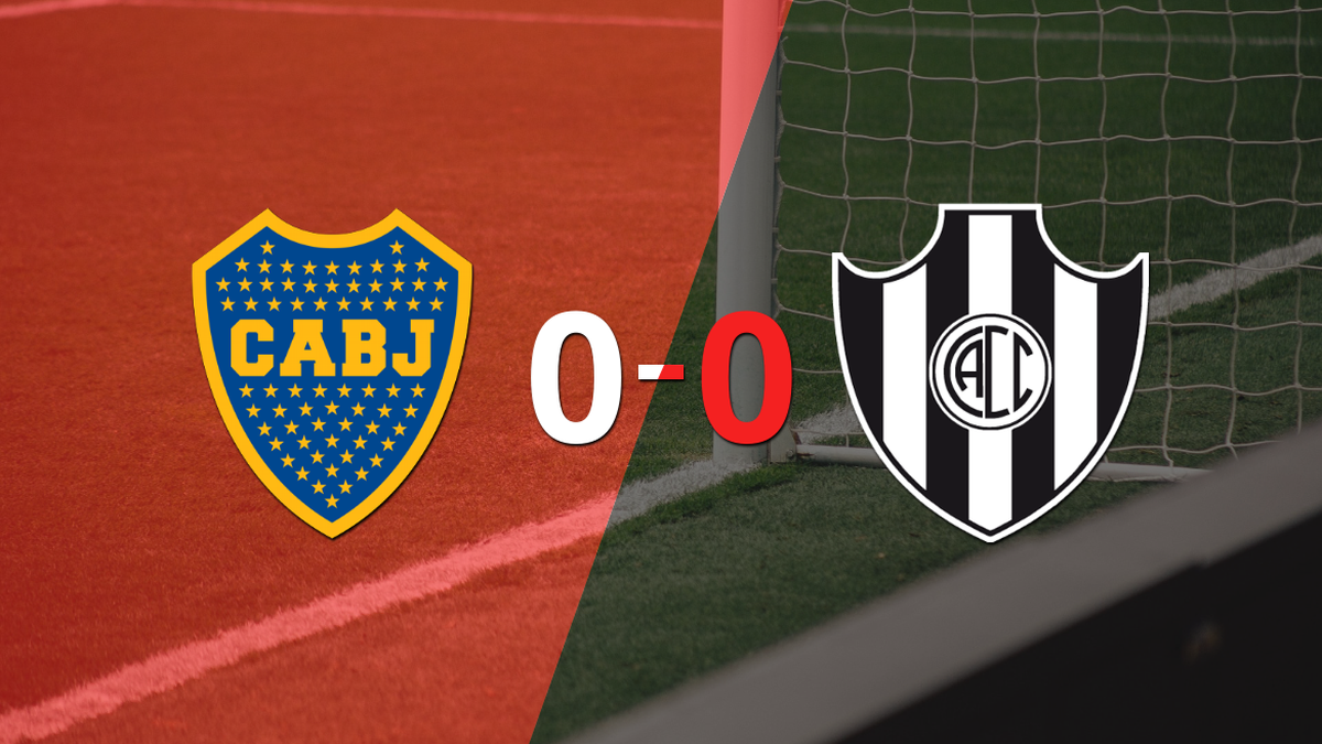 Sin goles, Boca Juniors y Central Córdoba (SE) igualaron el partido