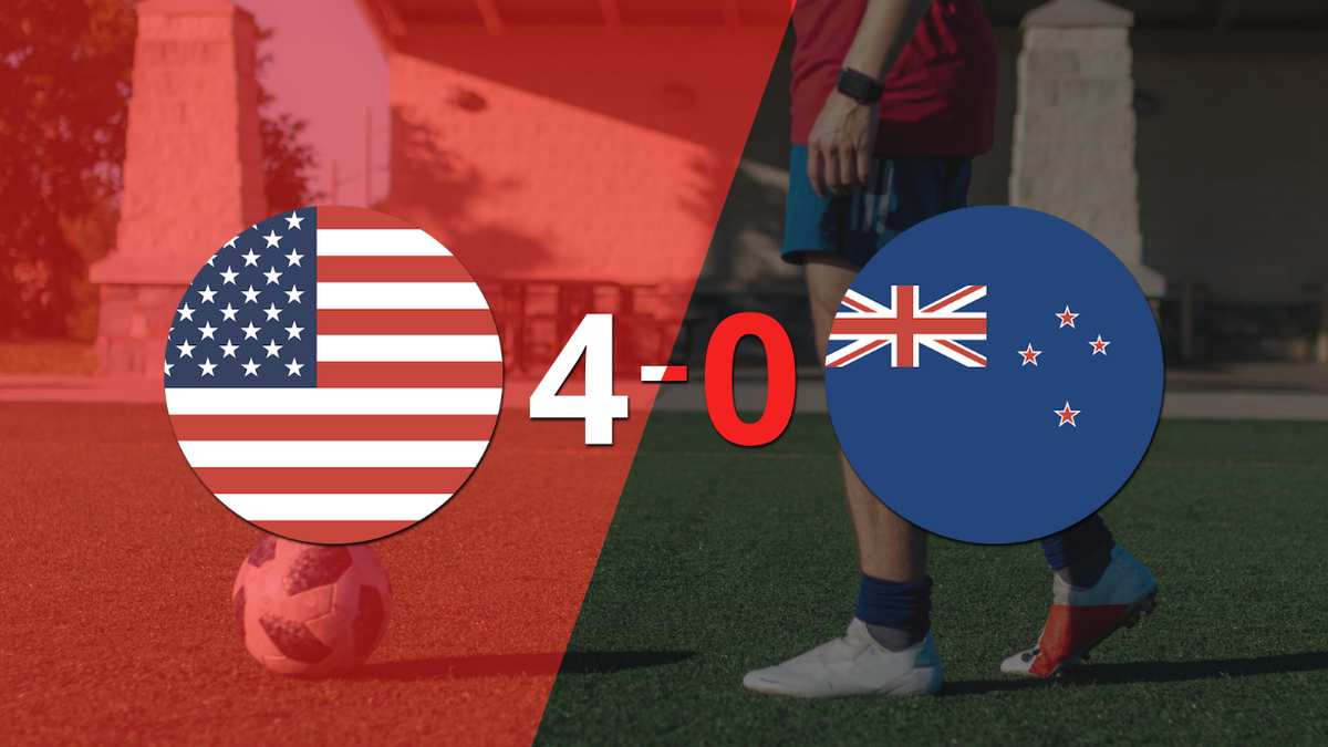 Nueva Zelanda no llega a Cuartos de Final al perder con Estados Unidos