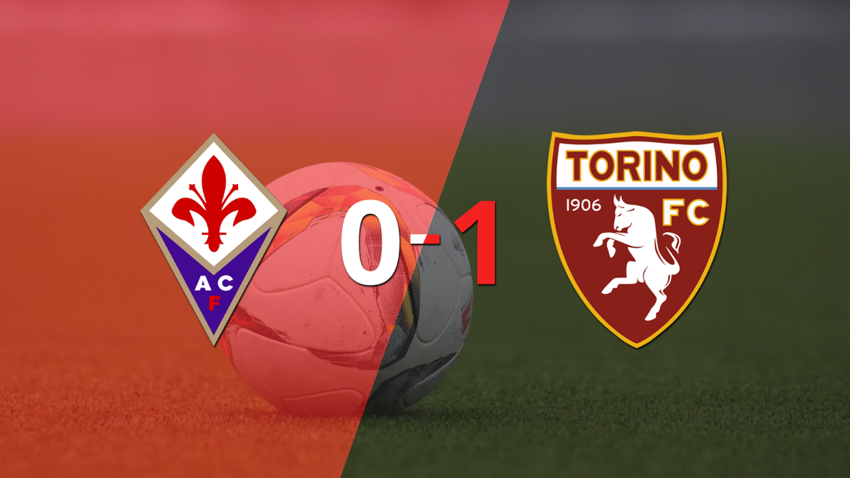Por la mínima diferencia, Torino se quedó con la victoria ante Fiorentina en el estadio Artemio Franchi