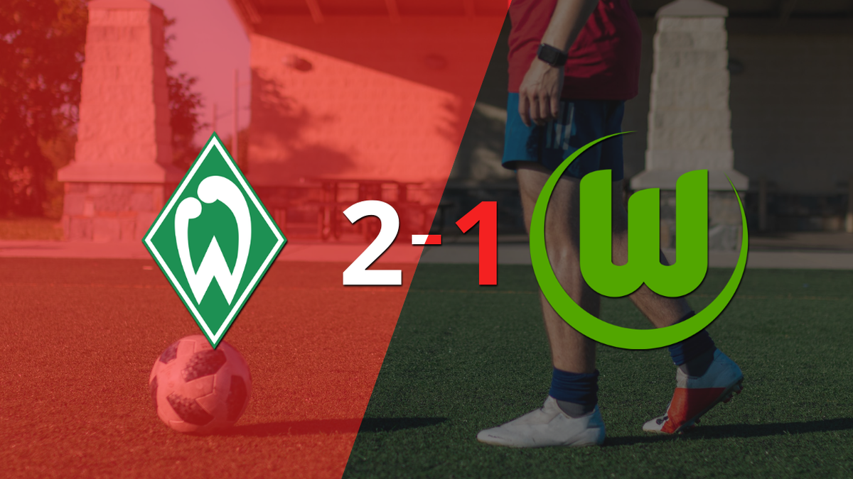 Con dos goles de Niclas Füllkrug, Werder Bremen venció a Wolfsburgo