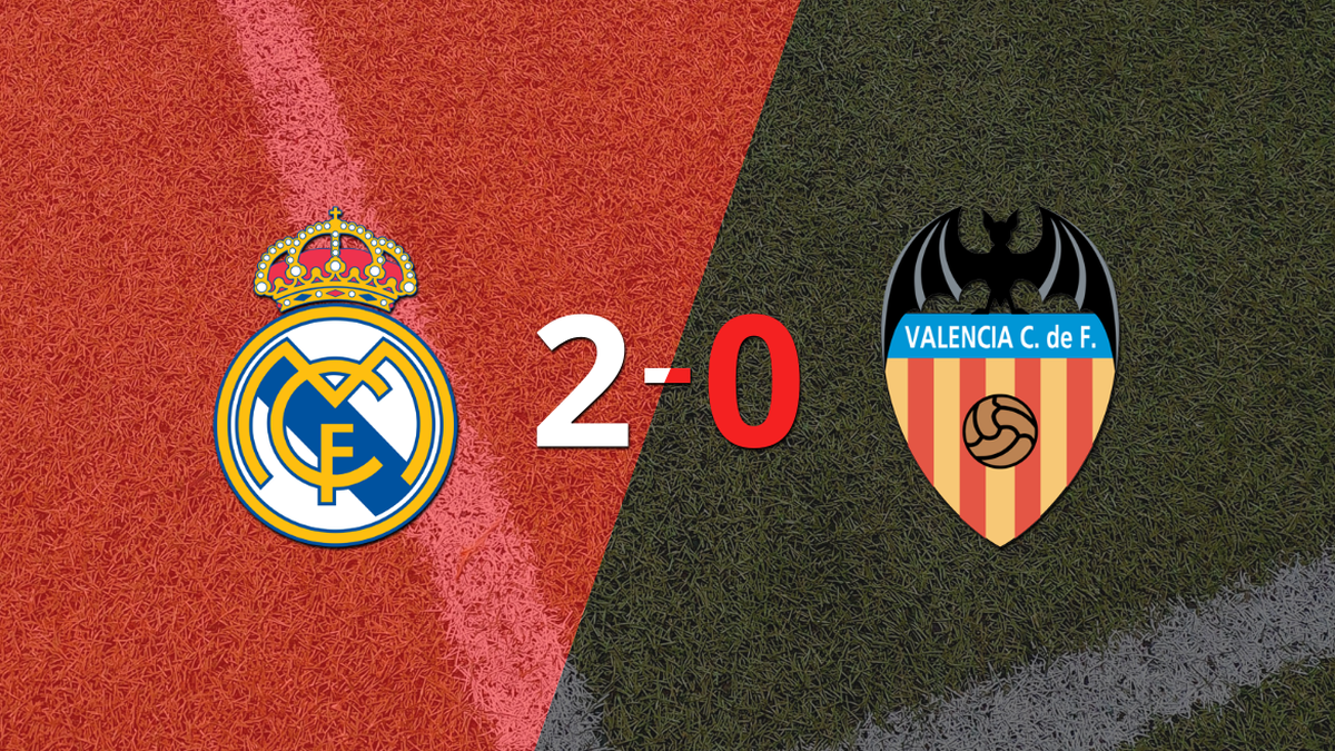Valencia cayó 2-0 en su visita a Real Madrid