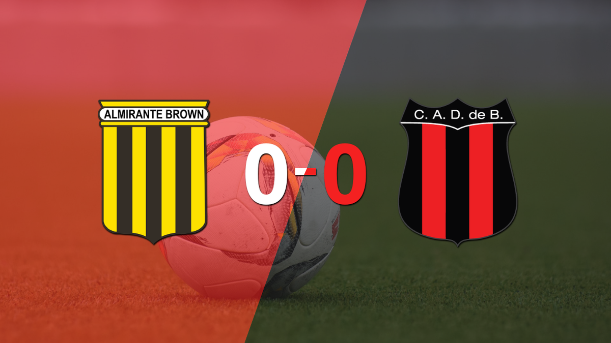 Almirante Brown y Def. de Belgrano igualaron sin goles en el marcador