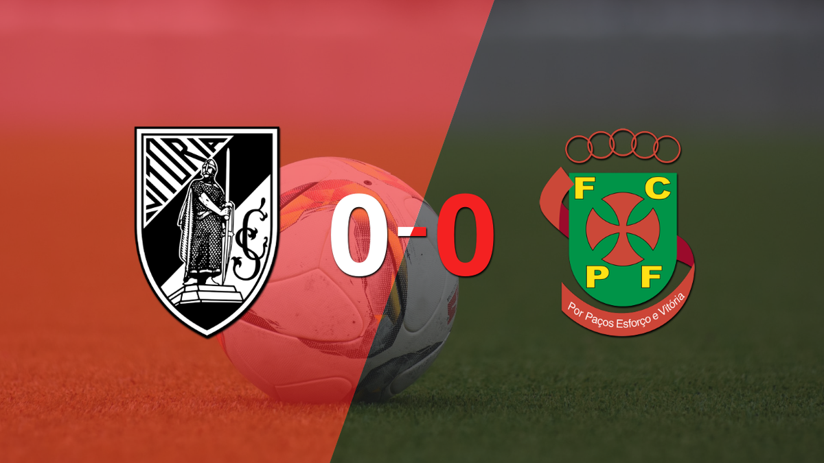 Vitória Guimarães y Paços de Ferreira igualaron sin goles en el marcador